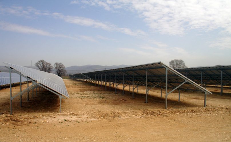 βάσεις φωτοβολταίκών Πάρκο Φ/Β 1MW - Φλώρινα